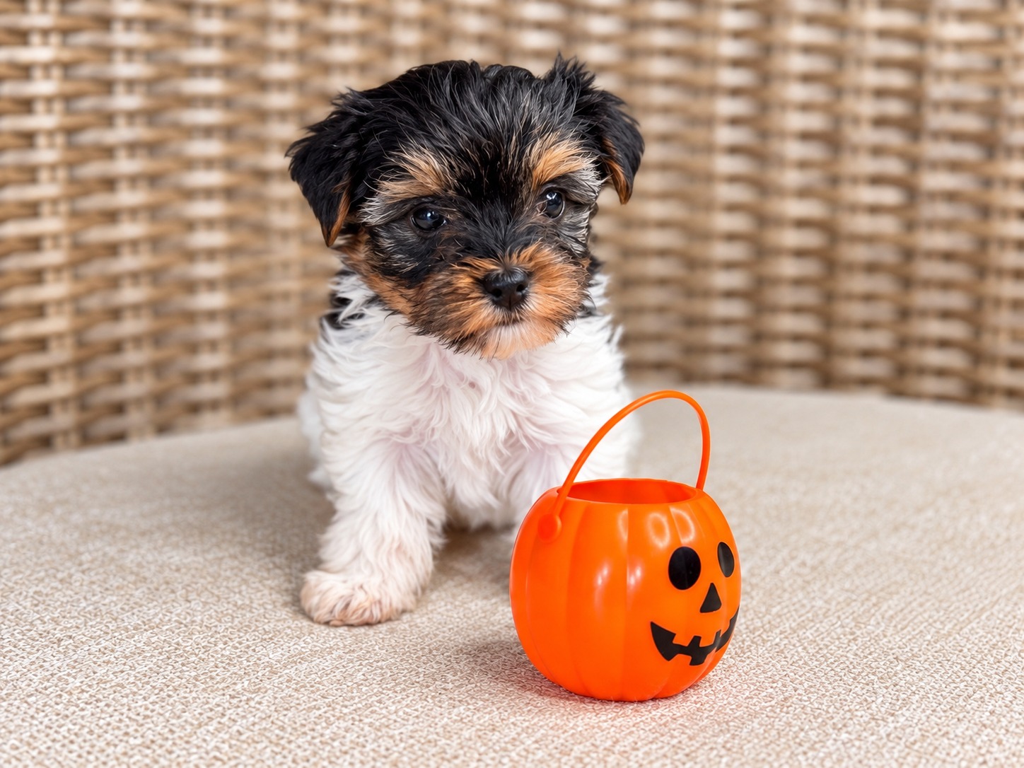 Oogie, black & white parti Yorkshire Terrier puppy — photo 7 of 23