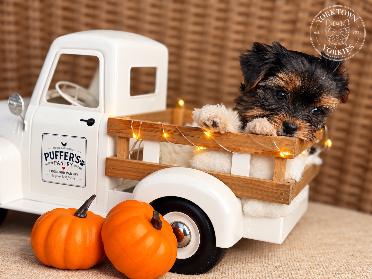 Oogie, black & white parti Yorkshire Terrier puppy — photo 6 of 23